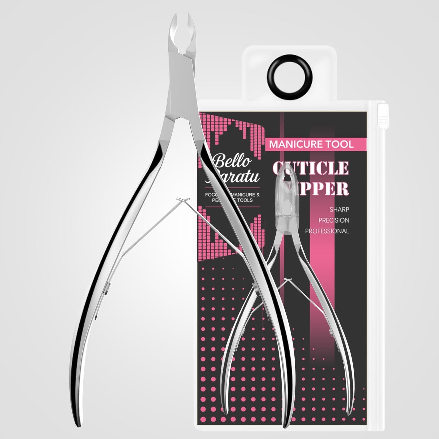 Professional Cuticle Trimmer Stainless Steel Cuticle Nippers Ultra Sharp Manicure Nail Cuticle Clippers Nail Tools