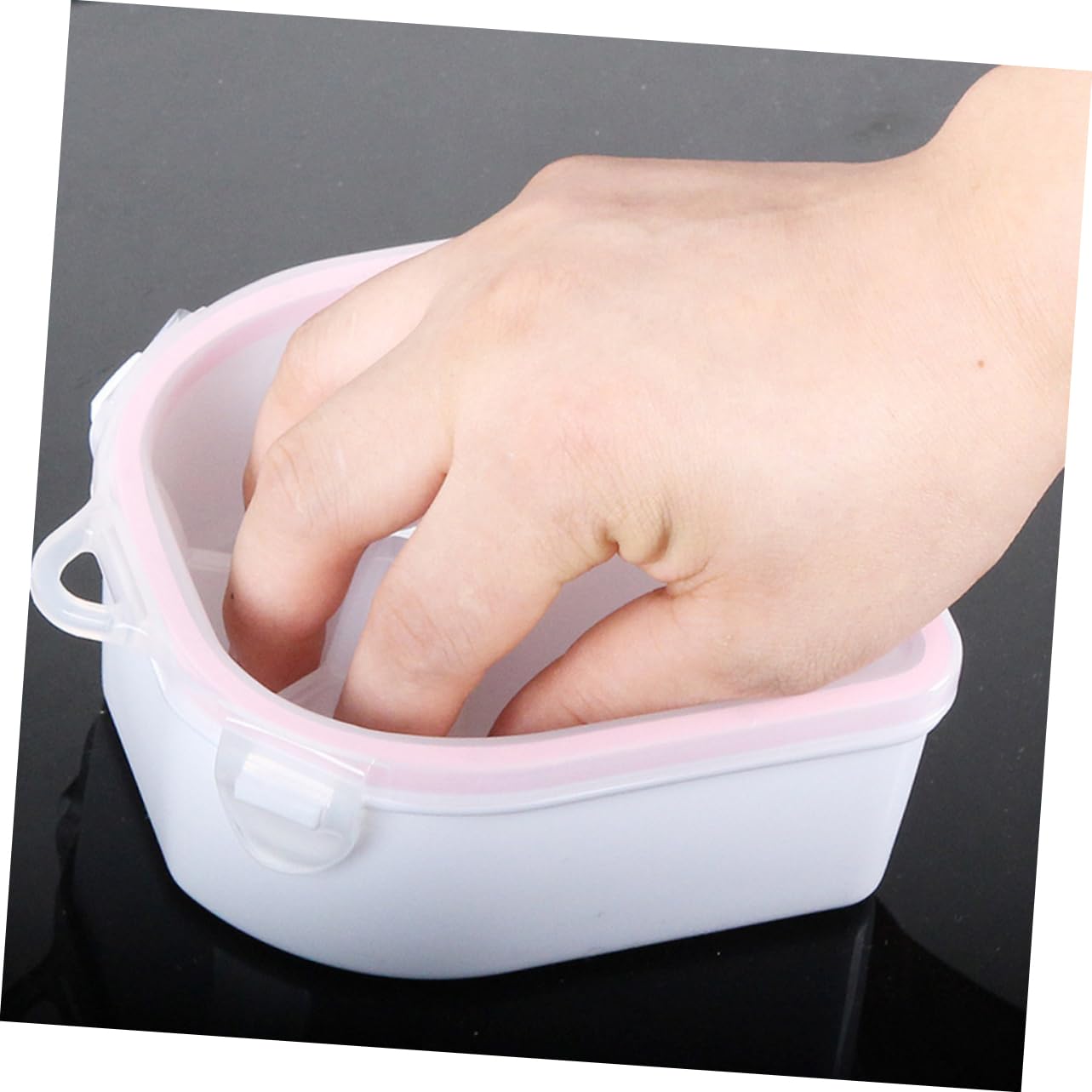 2pcs Nail Art Soak Bowl Manicure Bowls for Dip Powder Remover Nail Polish Care