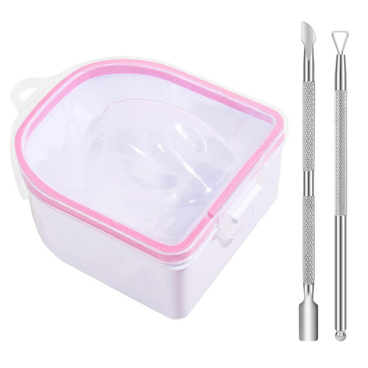 Nails Soaking Bowl Gel Nails Polish Remover Kits Manicure Bowl For Hand Dip Powder Remover Tools Nails Soak Off Bowl Set