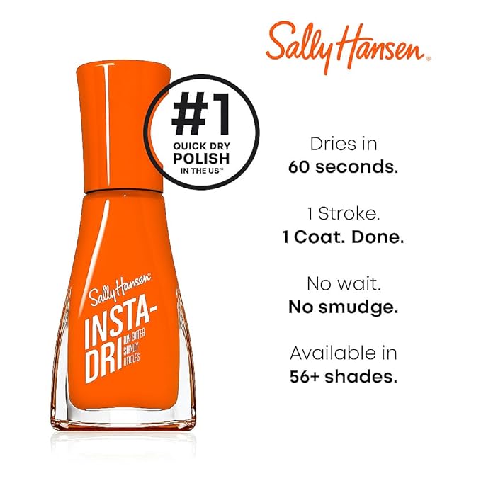 Sally Hansen Insta Dri Nail Polish, City Chic Collection, My Ca-banana, 0.31 Fl Oz