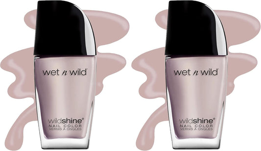 wet n wild Wild Shine Nail Polish, Off White Yo Soy, Nail Color (Pack of 2)