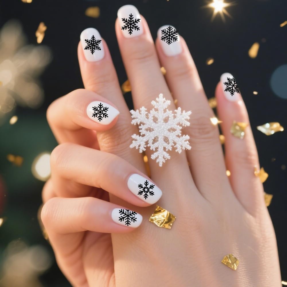 PH PandaHall 3pcs Snowflakes Pattern Nail Stamp Plate Christmas Theme Print Art Template Stainless Steel Winter Snowflake Nail Image Plate for Christmas Women Nails Decoration 4.7x2.3 inch