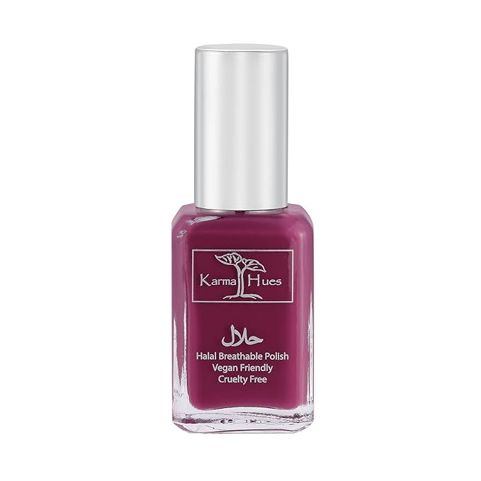 karma organic Natural Nail Polish, Vegan, and Cruelty-Free, No Toluene, No Formaldehyde, No DBP, and Free of TPHP, Naureen