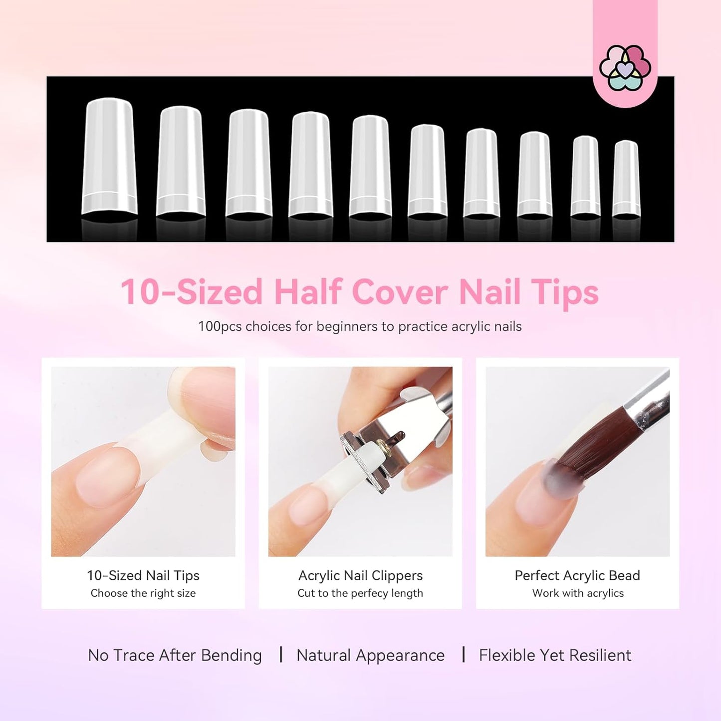 Saviland Acrylic Nail Kit for Beginners Practice: Keratin Acrylic Powder Monomer Liquid Brush Clippers Nail Lamp Complete Tools Everything 100 Nail Tips Home Starters