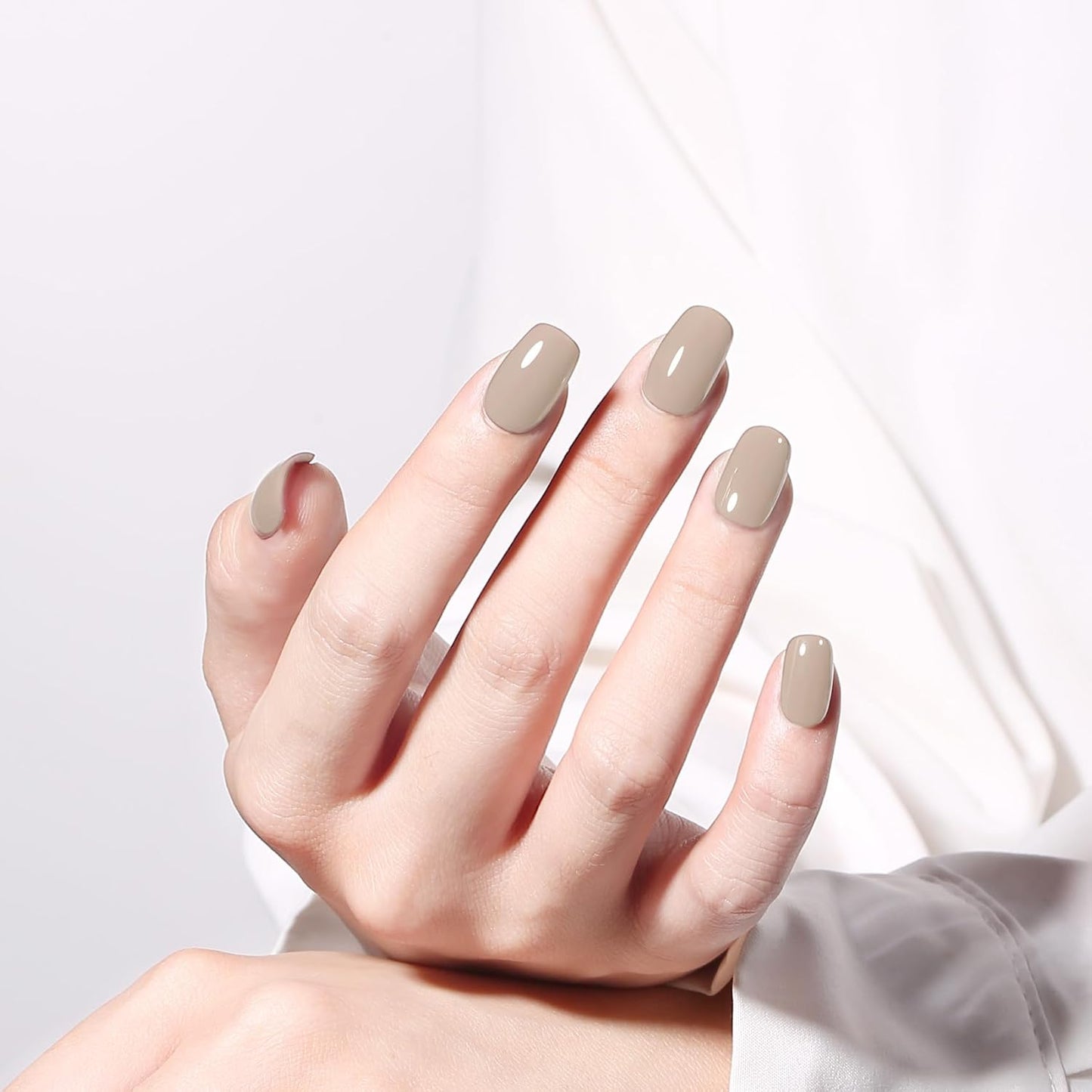 MAYCHAO 15ML Neutral Nude Gel Nail Polish 1Pc Natural Nude Gel Polish Soak Off UV LED Nail Polish Nail Art Starter Manicure Salon DIY at Home, 0.5 OZ