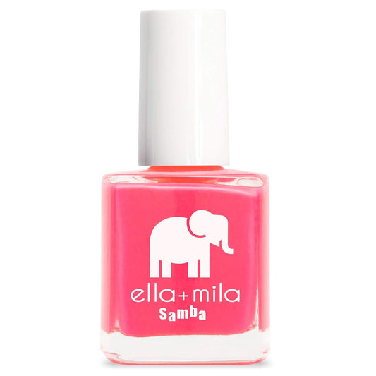 ella+mila Professional, Quick Dry, Long-Lasting & Chip-Resistant Pink Nail Polishes (Island Love - 0.45 fl oz)