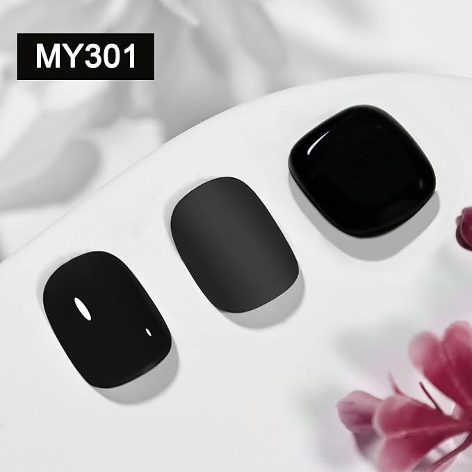 16.5ml Black Perfume Nail Polish Large Volume Quick Dry Nail Polish, Long Lasting Shine, Fingernail Toenail Nail Art DIY Home Travel Nail Art Gift