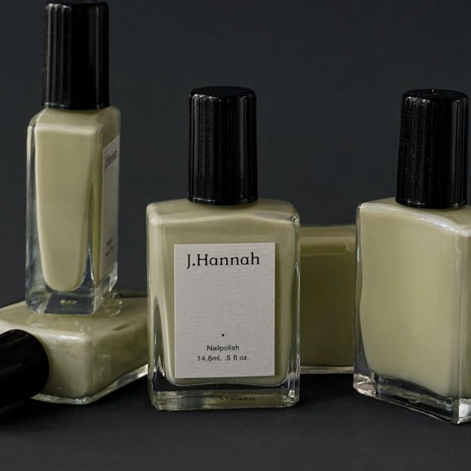 J. Hannah Nail Polish – Vegan, Non-Toxic, Cruelty-Free, Gluten-Free, Long Lasting, USA Made, Creamy Lichen Green (Patina)