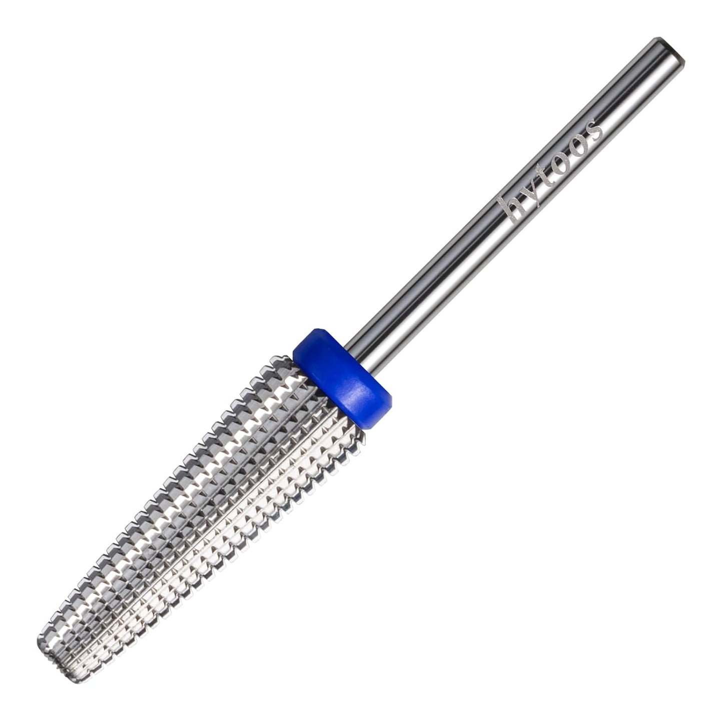 Long 5 in 1 Nail Drill Bits, 20mm Medium Straight Cut Tapered Nail Bit, 3/32 Two-way Safety Carbide Drill Bits for Nails, Electric Manicure Drills Remove Gel