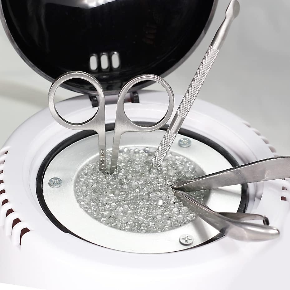 Nail Tools Cleaner High temperature Pot for Scissors Tweezers Clippers Nail Art Tools Manicure Cleaning Clean Box for Nail&Hair Salon