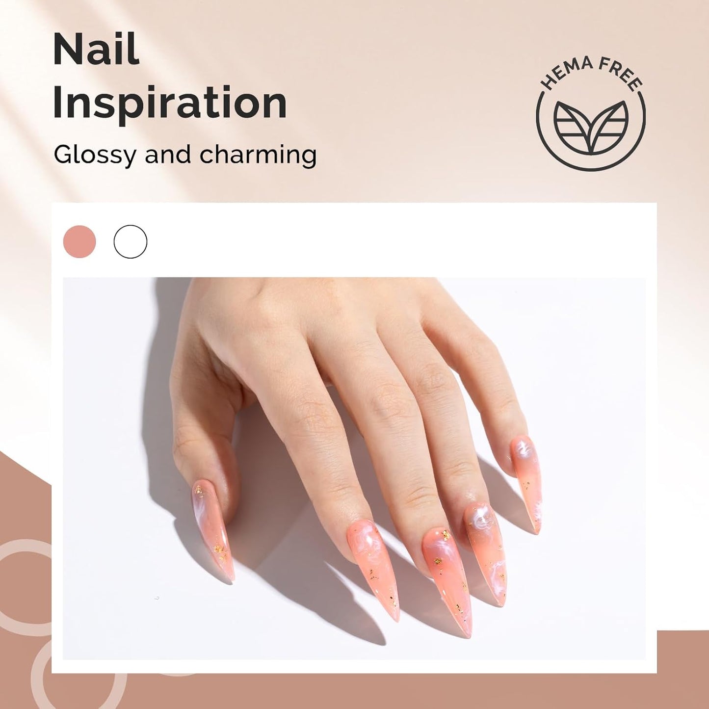 MelodySusie Hema Free Blooming Gel for Nail Design, Marble Watercolor UV Nail Polish, Spreading Effect Gel Nail Art Supplies, Nail Salon Manicure at Home for Women, 0.53 Fl Oz 2PCS