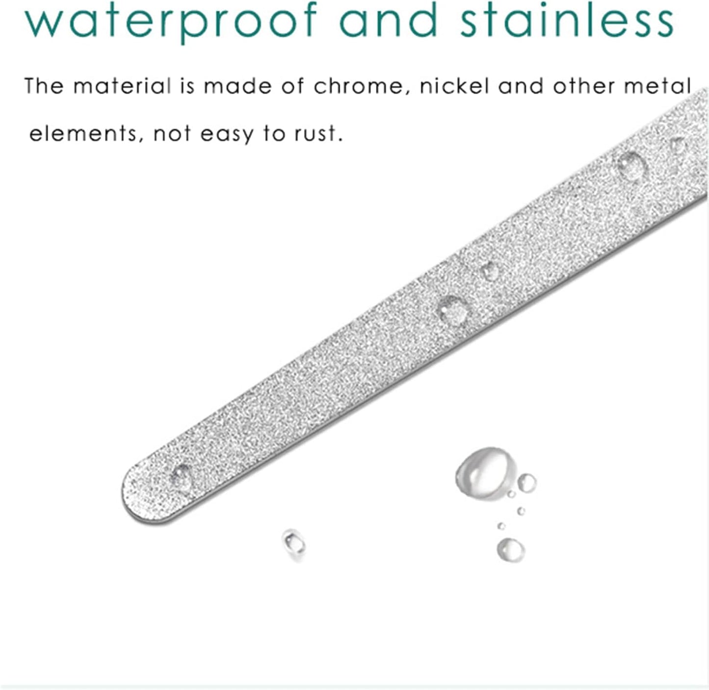 Diamond Dust Nail File - Stainless Steel Nail Dresser Nail Buffering Files - 2PC 6inch