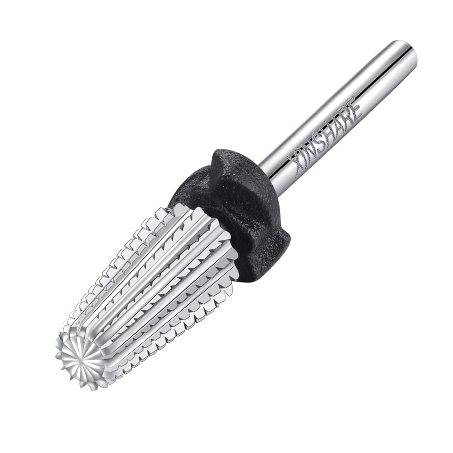 5 in 1 Nail Drill Bit 3/32" Tungsten Carbide Multifunctional Nail Bits Professional Fast Removing Acrylic Hard Gels Cuticle Nail Efile Bit for Nail Drill Machine Extra Coarse(XC)