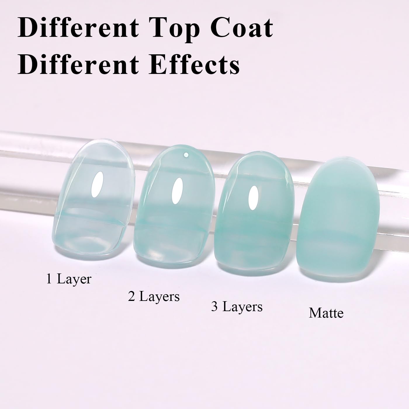 Imtiti Jelly Gel Nail Polish, Aqua Mint Green Sheer Jelly Nail Gel Polish Soak Off UV LED Spring Summer Translucent Art Manicure Salon DIY Design 10ML