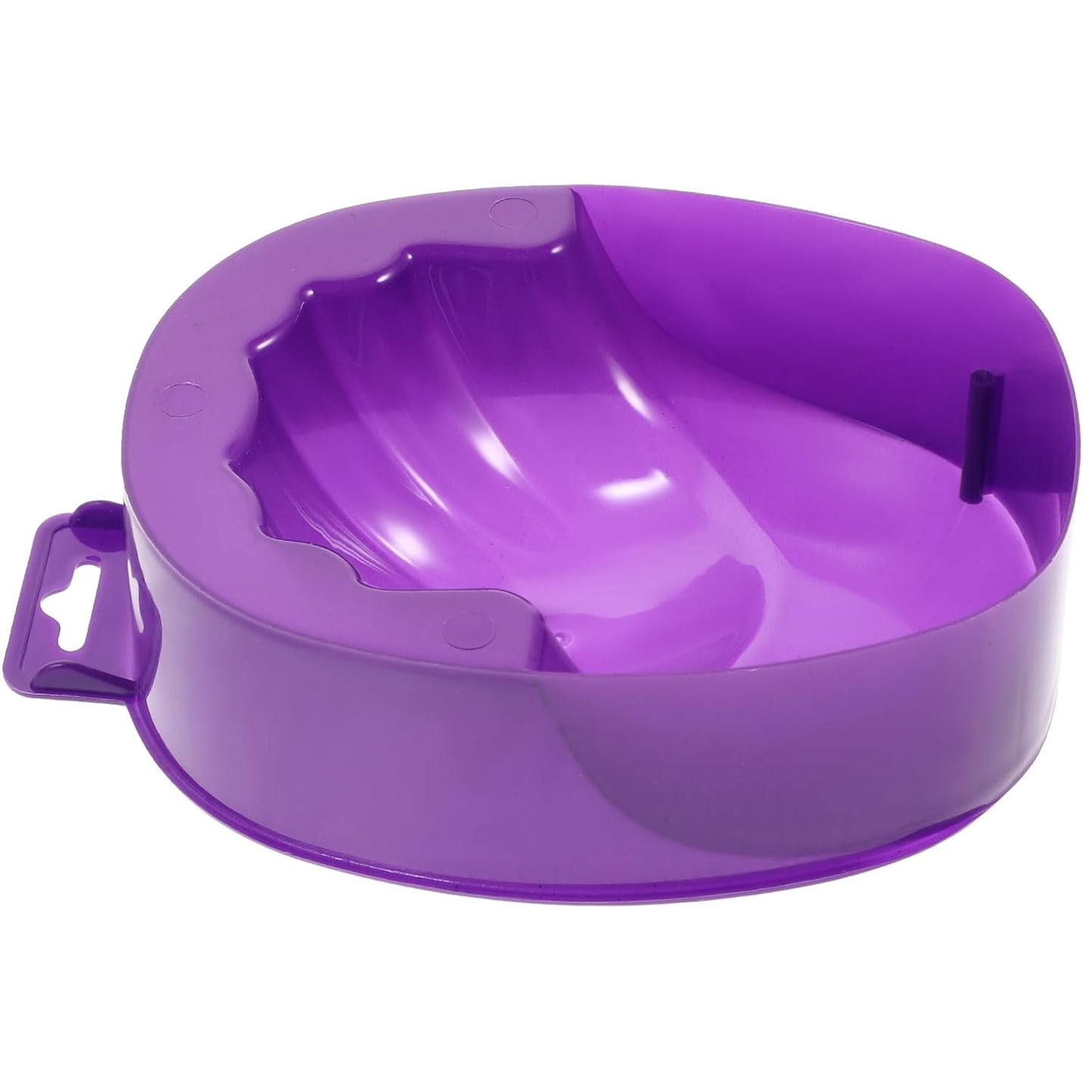 Mipcase 1Pc acrylic soak off bowl hand soaking bowl manicure soak tray manicure nail soak nail soaker acrylic remover art soak tools Spa purple hand