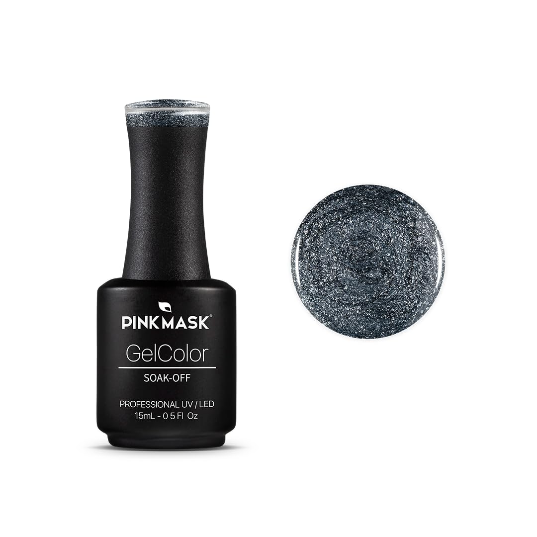 PINK MASK Gel Color Nail Polish Piantao - Tango Col. 15ml / o.5 oz - UV/LED Gel Polish, Non Wipe, Long Lasting, Soak Off Formula