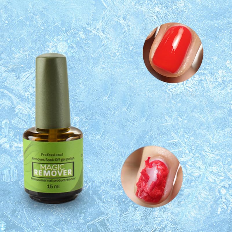 Hemoton Gel Nail Polish Remover Fast Acting Gel Polish Remover Gentle on Nails Great for Home and Professional Salons