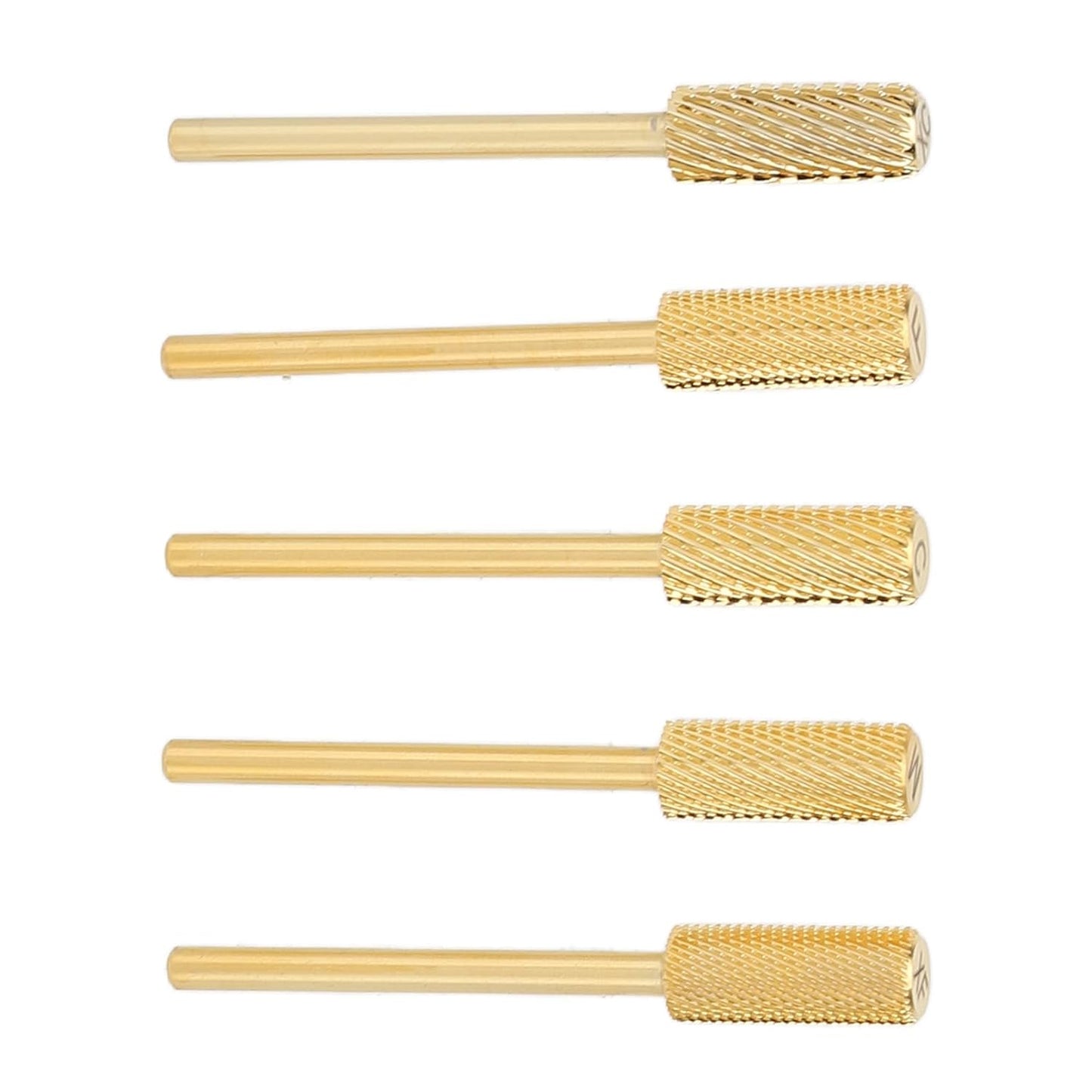 Nail Drill Bits Set, 5PCS Nail Drill Small Bits Sets Polishing Nail Tungsten Steel Drill Bits Manicure Pedicure Grinding Tool Electric Nail Polish Grinder Accessory
