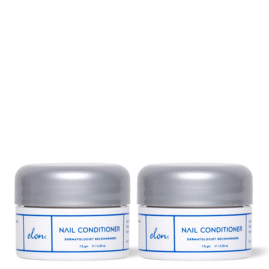 Elon Lanolin-Rich Nail Strengthener,Conditions Nails & Protects Cuticles, Recommended by Dermatologists & Podiatrists 2 Pack (7.5g jar)