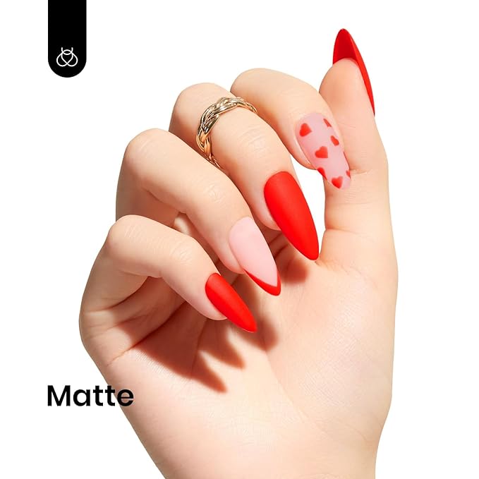 Beetles Bright Red Gel Polish, 15ml Orange Red Christmas Gel Nail Polish Soak Off LED UV Manicure Art Design Salon at Home DIY Gift for Women