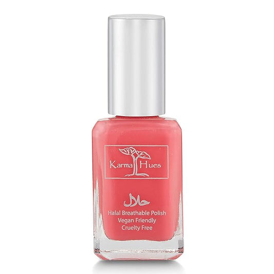 Karma Naturals Certified Halal Nail Polish - Breathable & Water Permeable, Wudu Friendly (Yasmin)