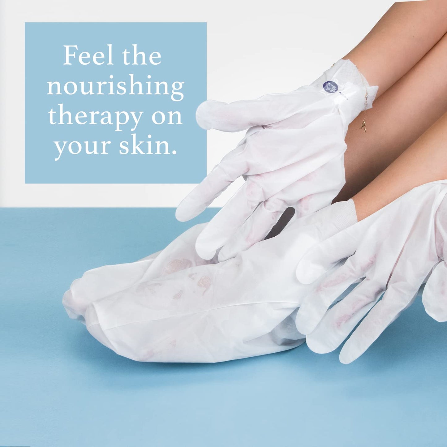 Epielle Relaxing and Nourishing Socks and Gloves 12 Pairs, Moisturizing Cream & Lotion with Lavender & Rosemary Extract, Spa Gifts, Mother's Day Gifts, Teacher's Appreciation
