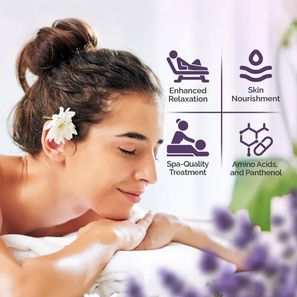 PRONAIL - Healing Therapy Massage Lotion - Professional Pedicure, Body and Hot Oil Manicure, Infused with Natural Oils, Vitamins, Panthenol and Amino Acids (Lavender, 1 Gallon)