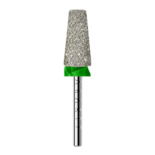 Makartt Nail Drill Bits, Tapered Barrel Carbide Diamond Sanding Bit for Gel Nail Polish Remove, Upgrade Nail Drill Tips with Cross Teeth and Dust-Proof Ring for Manicure Salon Nail Shaping, C #80 Grit