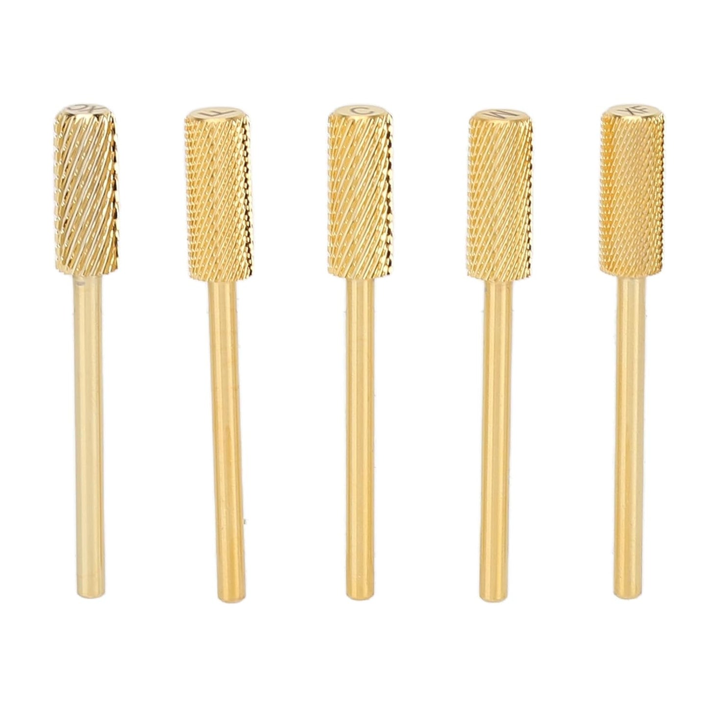 Nail Drill Bits Set, 5PCS Nail Drill Small Bits Sets Polishing Nail Tungsten Steel Drill Bits Manicure Pedicure Grinding Tool Electric Nail Polish Grinder Accessory