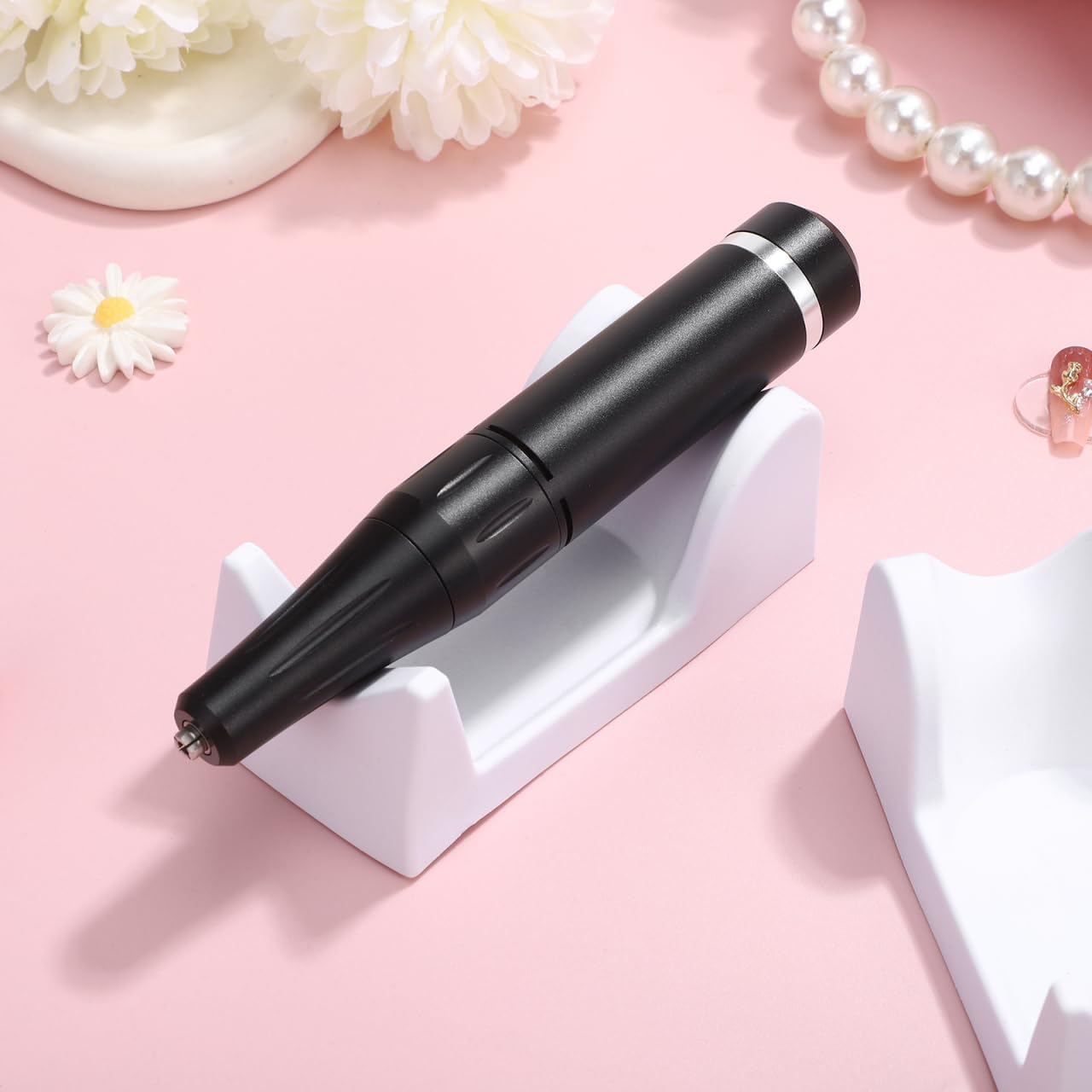 MERRYHAPY Nail Drill Holder Stand Electric Nail Polisher Handle Rack Manicure Tool Organizer for Home and Salon Random Color