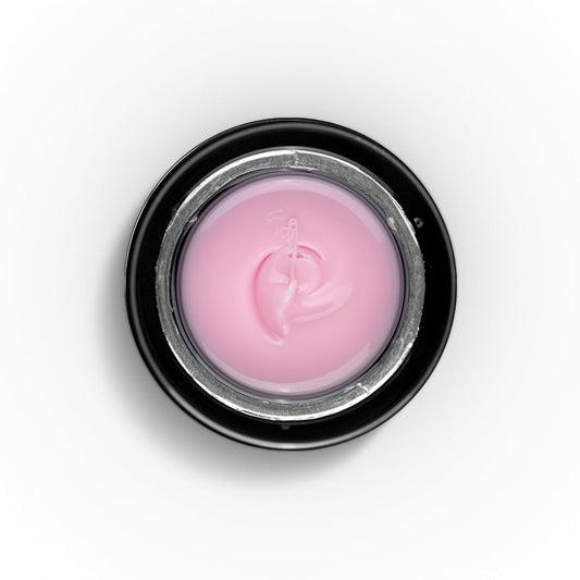 PINK MASK Builder Gel in a Pot 30g Creamy Light Pink, Nail Extension/Strengthener in a Pot, Hard Gel for Nails, Sculpting UV/LED Acrylic Manicure Nail Art