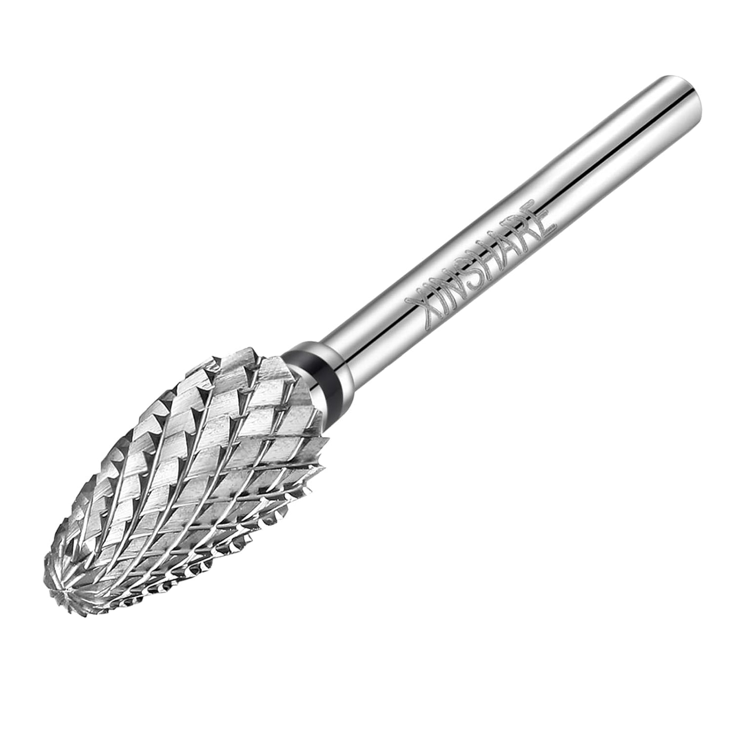 Nail Drill Bits 3/32" Carbide Professional Safety Tungsten Nail File Cone Drill Bit for Acrylic Nail Gel Cuticle cleaner Manicure Pedicure Nail Polishing, Beginner Salon, Extra Coarse
