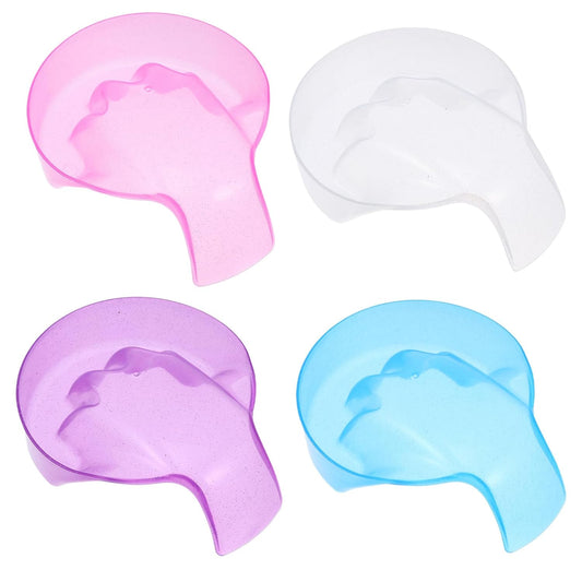 Mipcase 4pcs Nail Soaking Bowl, Nail Soak Off Bowl Acrylic Nail Remover Bowl Hand Soaking Bowl for Nail Salon