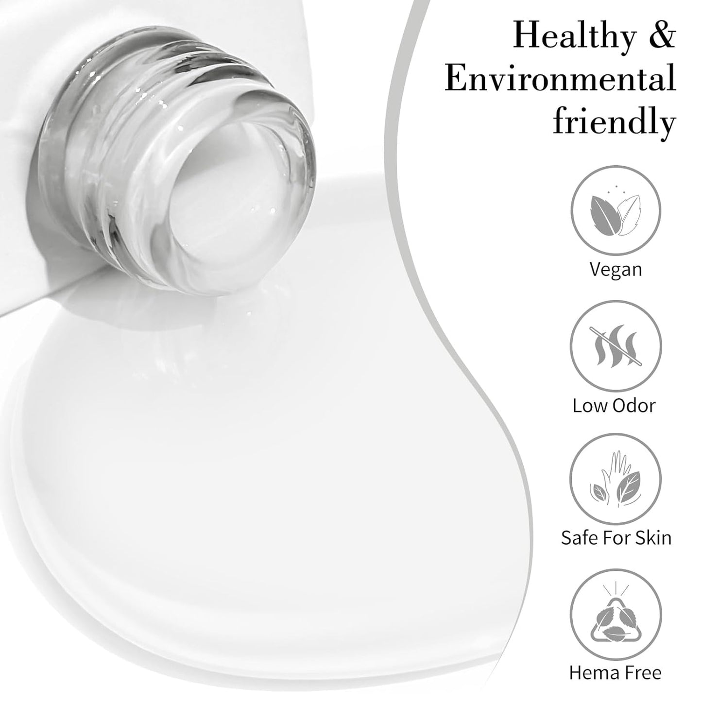 CANNI Rubber Base Gel - 9ml White Nail Strengthener Gel, Flexible Base Coat for Weak Nails, UV LED Soak Off Natural Look Manicure DIY Women