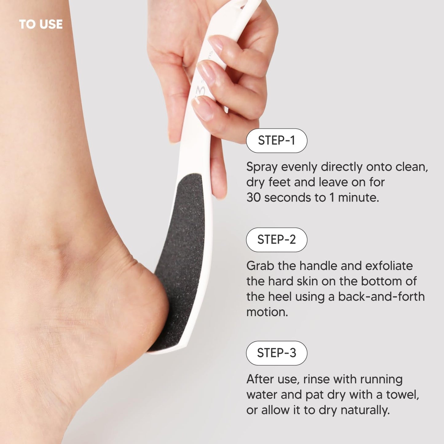 S-Line Emery Foot File & Foot Spray Set, Colossal Double-Sided Pedicure Tool, Effective for Cracked Heel, Ergonomic Design for Easy Grip, Dead Skin Remover, Callus Rasp, Scrubber
