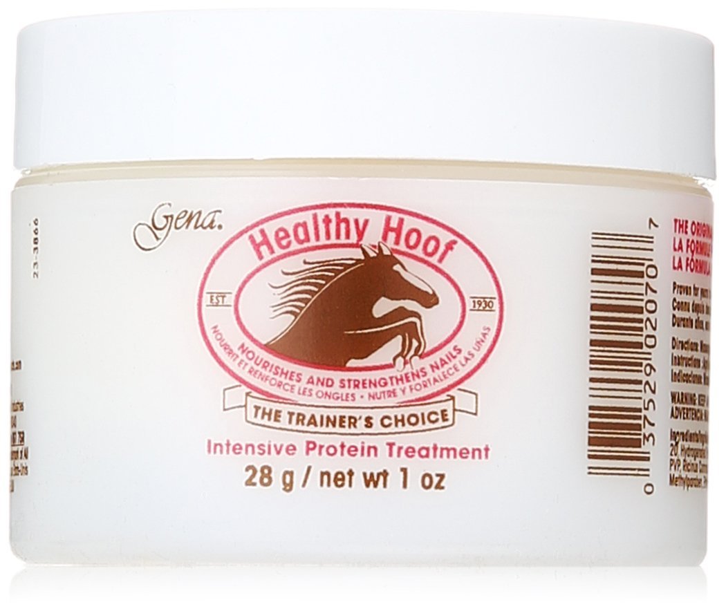 Gena Healthy Hard as Hoof Nail Strengthening Cream – Hard as Hoofs Nails Strengthener, Nail Growth & Conditioning for Split & Crack Nails, 1 oz
