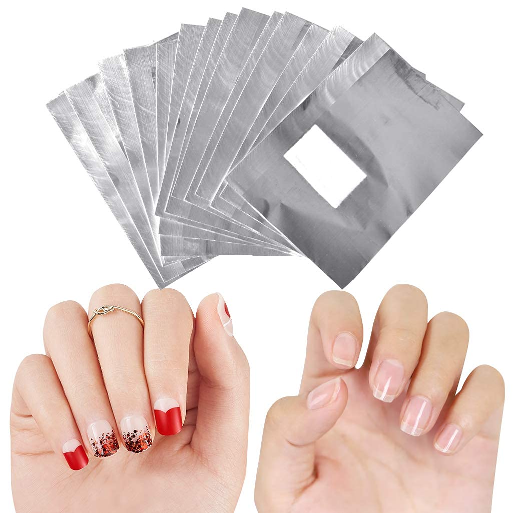 Tongcloud Nail Polish Remover Nail Foil Wraps Nail Gel Remover Soak Off Foils Cotton Pads Gel Polish Remover Soak Off Wrap (2.5x3.5, 200.00)