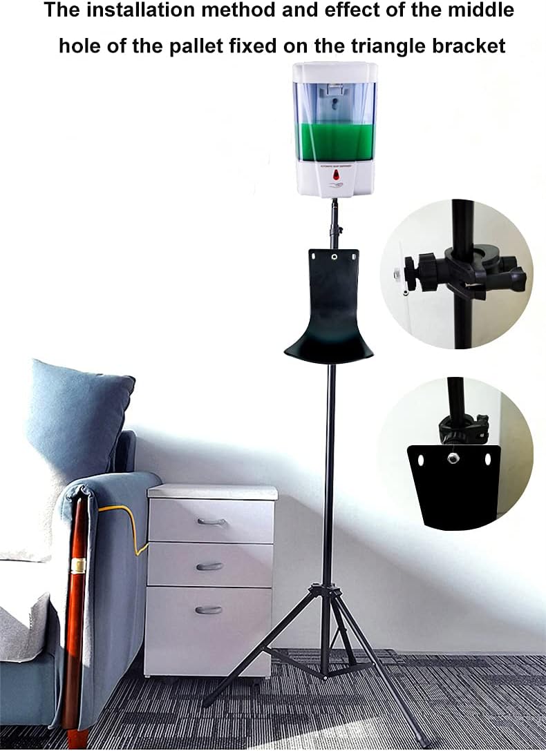 Drip Tray for Wall Mounted Soap Dispenser, Prevent Dripping and Spraying, Dispenser Stand, Black