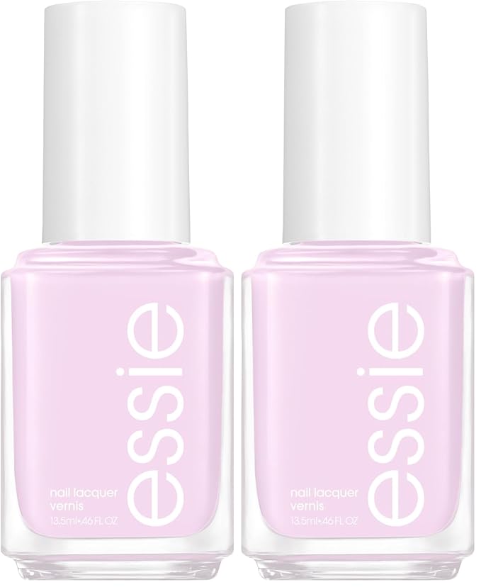 essie Salon-Quality Nail Polish, 8-Free Vegan, Soft Purple, Go Ginza, 0.46 fl oz (Pack of 2)