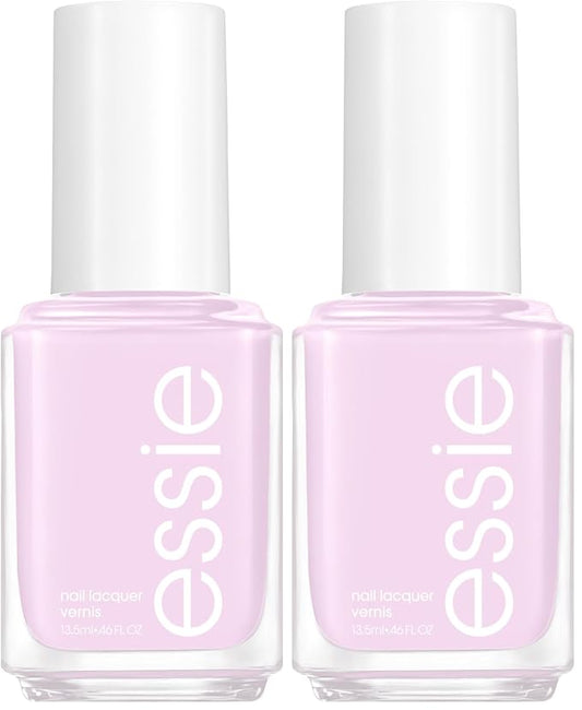 essie Salon-Quality Nail Polish, 8-Free Vegan, Soft Purple, Go Ginza, 0.46 fl oz (Pack of 2)