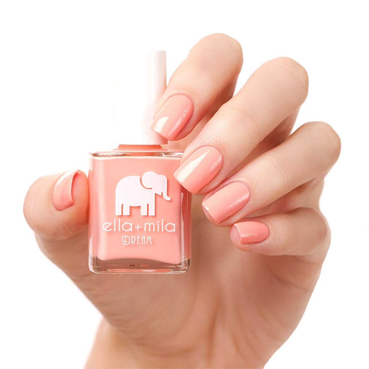 ella+mila Professional, Quick Dry, Long-Lasting & Chip-Resistant Pink Nail Polishes (Bubble Trouble - 0.45 fl oz)