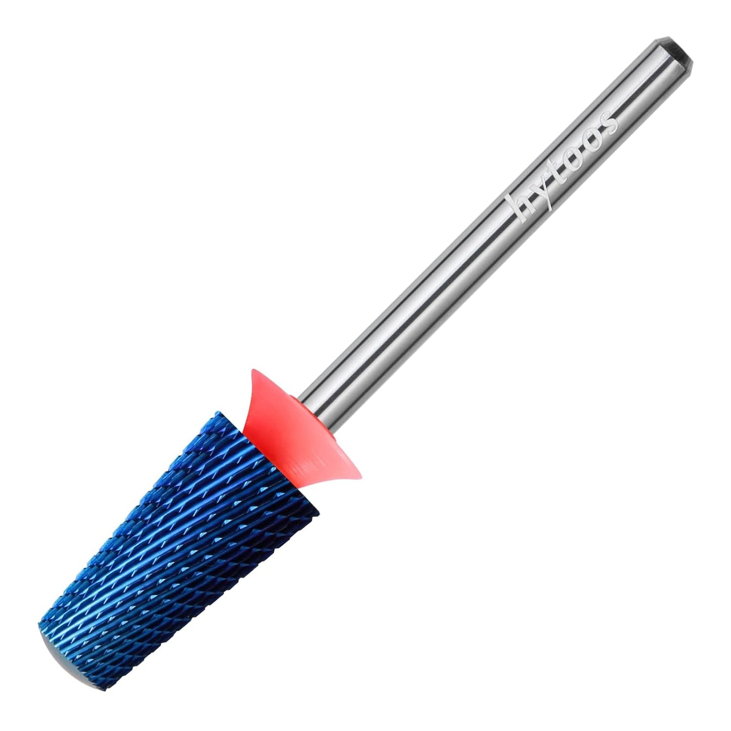 Fine Safety Tapered Nail Drill Bits, Blue Nano Smooth Top Barrel Nail Bit, 3/32 Two-way Carbide Drill Bits for Nails, Electric Drills Files Accessories Removal Manicure Soft Gel