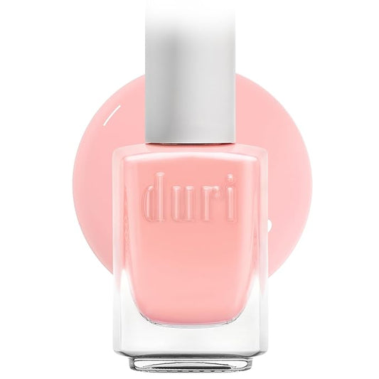 duri 108S Pillow Pink Nail Polish, Soft Pastel, Full Coverage, Glossy, Quick Drying, 0.45 Fl Oz