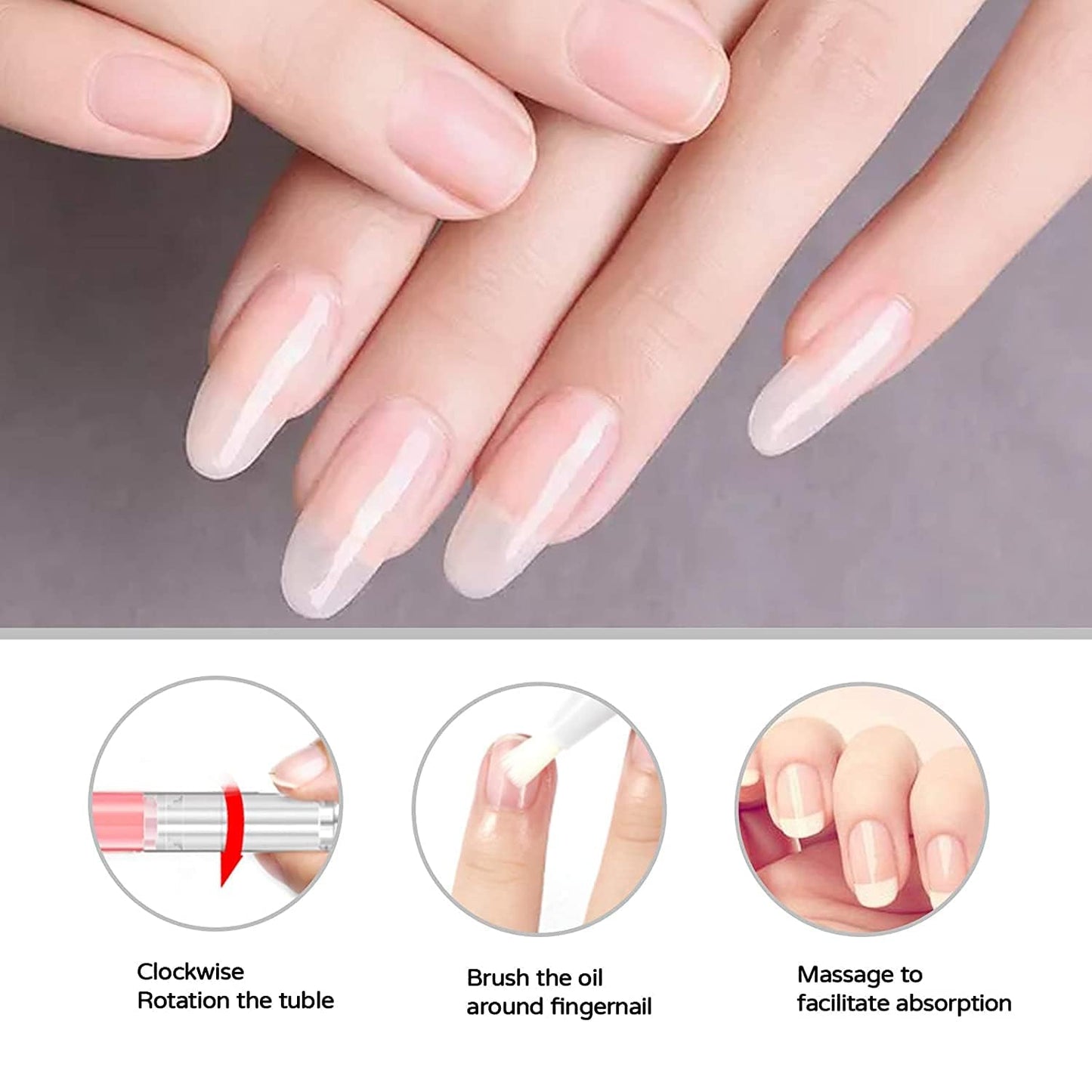 AIJIMEI Cuticle Oil Pens 8pcs Cuticle Oil Nail Oil Cuticle Nail Nutrition Oil Cuticle Oil Pen for Nails Moist Nail Repair Nail Care Essential Oil Moist