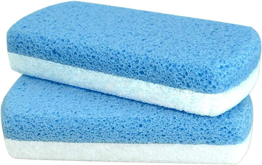 Maryton Glass Pumice Stone for Feet, Callus Remover and Foot Scrubber & Pedicure Exfoliator Tool Pack of 2