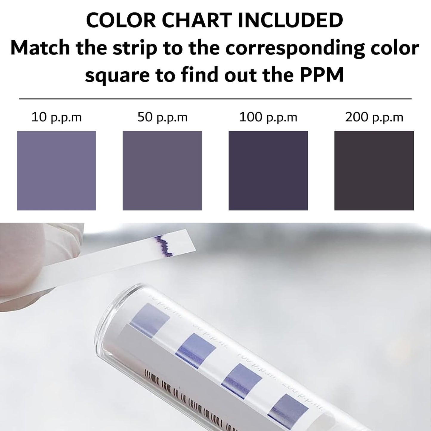 Restaurant Sanitizer Test Kit Combo, 2 x Vial of 100 Strips Each QR5 Quat Sanitizer 0-400PPM & Chlorine Test Strips 0-200PPM Testing Kit for Food Service, Bar & Restaurants Supplies by FryOilSaver Co.