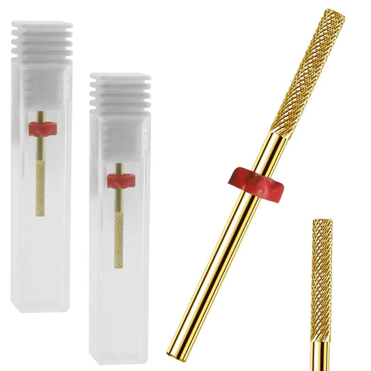 2Pcs Cleans Dead Nail Supplies, Carbide Drill Bits Remover Nail Drill Bits, Drill Bits Nail Tech Suitable for Nail Drill, Cuticle Bit for Electric Cuticle Drill Bits Nail File Nail Bits for Nails