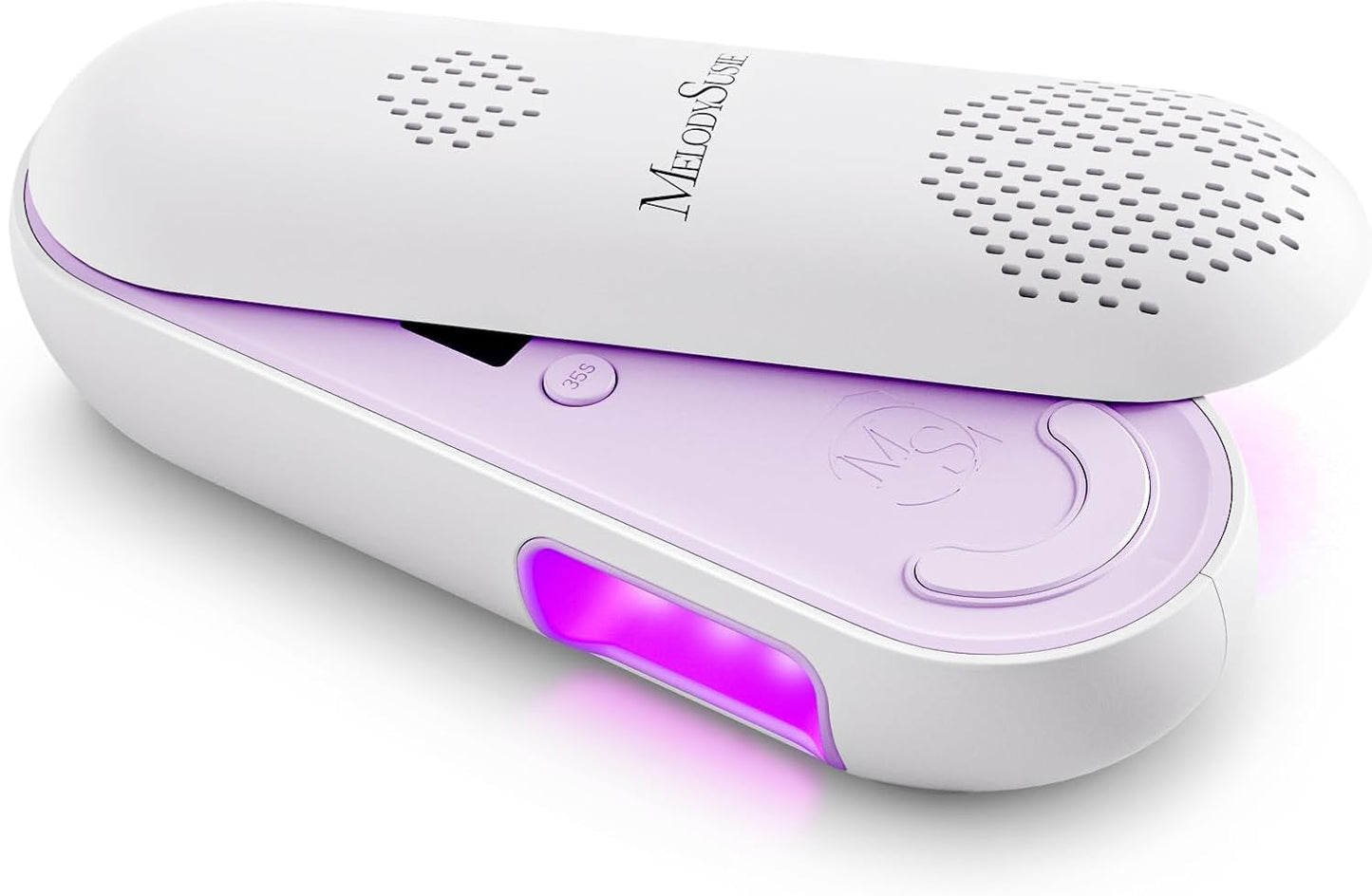 MelodySusie Plus20F Cordless UV Nail Lamp, Innovative UV Protection Light for Gel Nails with 2 Timers & LED Display,Rechargeable Nail Art Tools for Manicure Fast Curing Gel Polish at Salon & Home