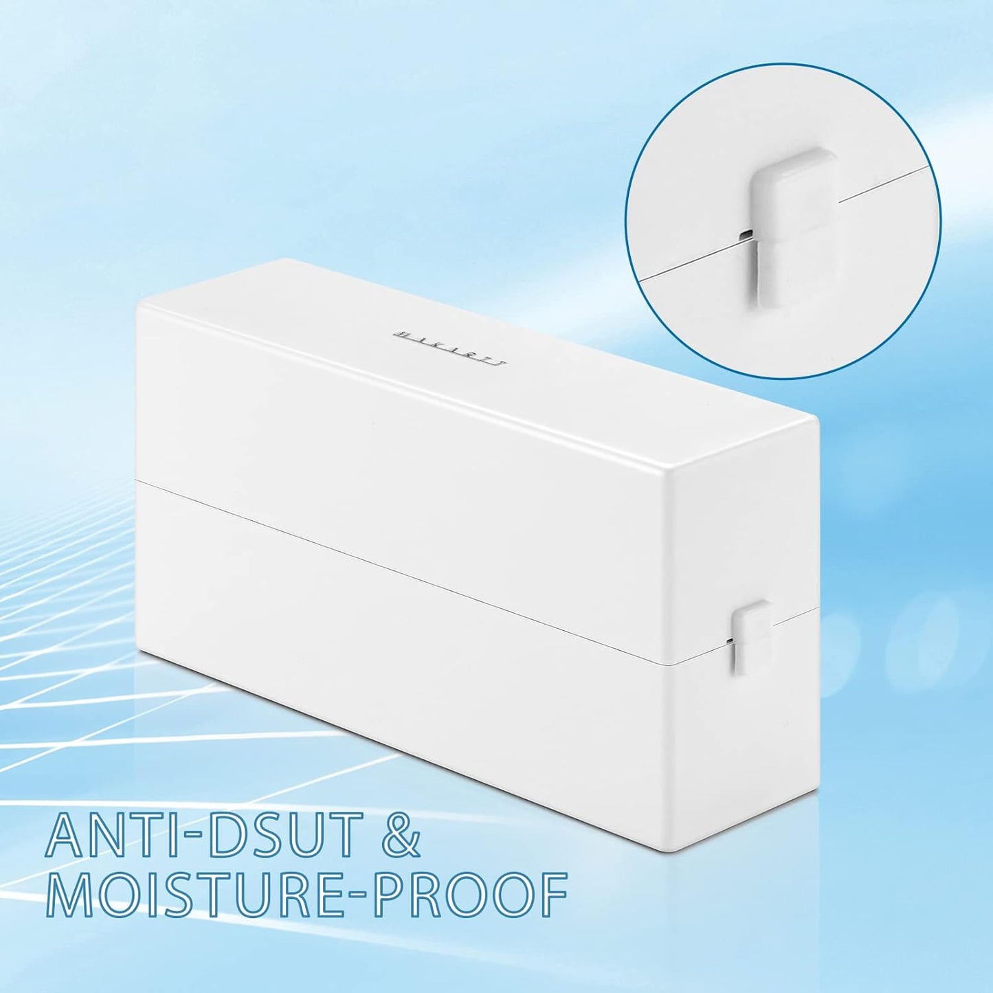 Makartt Nail Drill Bits Holder,Dustproof Stand Displayer Organizer Container Case 30 Holes drill bit holder nail tech Professional Nail art Tools(Not Inlcude Drill Bits,White)