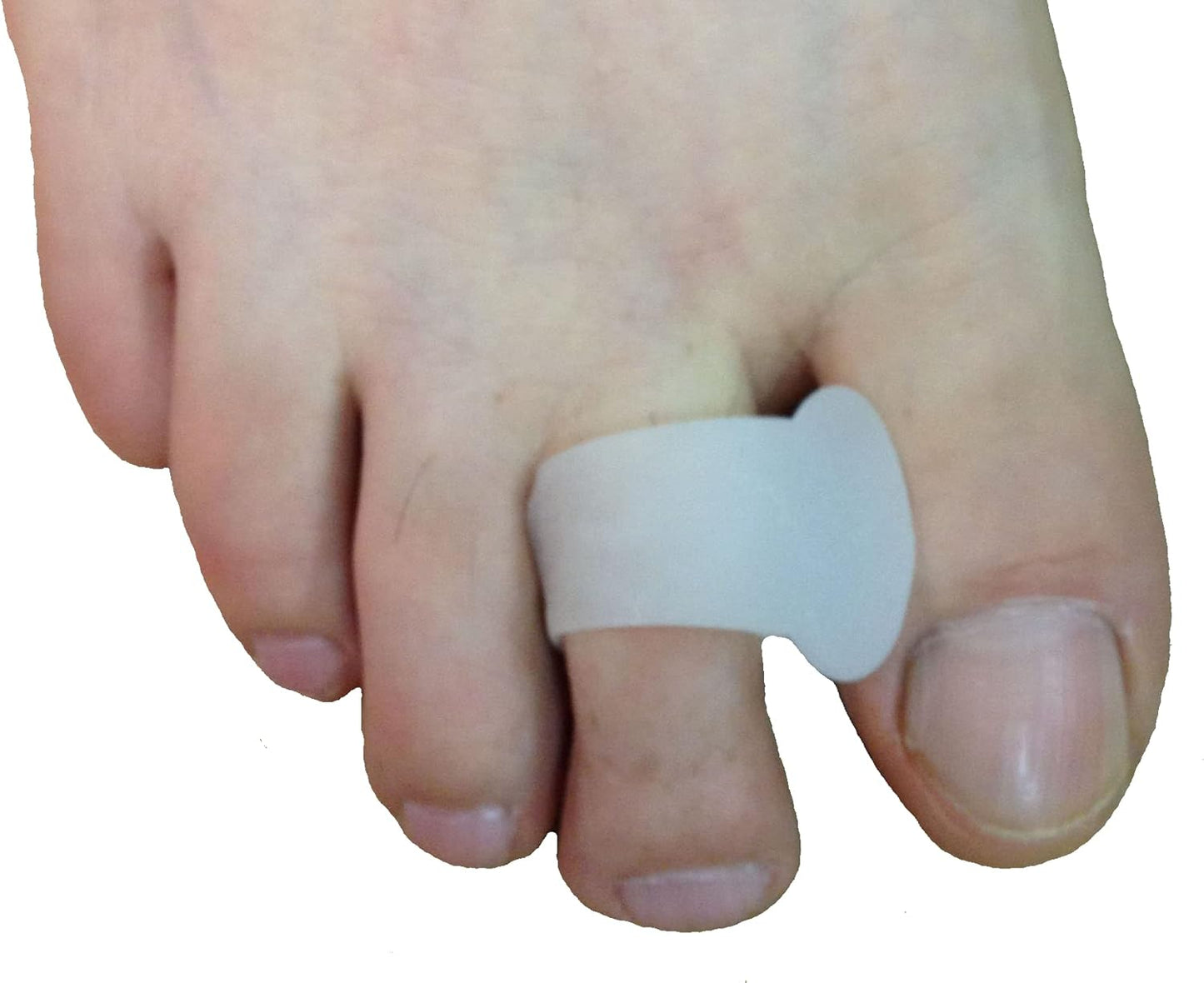 Dr. Jill's Foot Pads, Y12555, Latex Free Spreader with Loop/1 Toe Crest Pad-Medium-4 Pack
